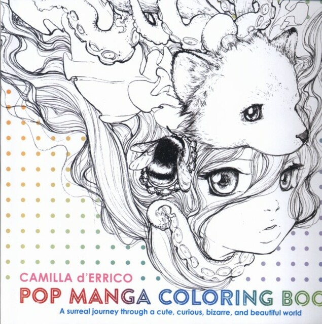 کتاب رنگ  آمیزی مانگا پاپ