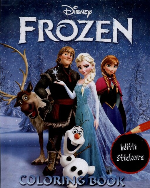 کتاب رنگ  آمیزی فروزن