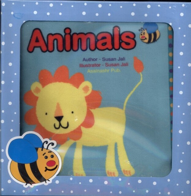 کتاب کتاب پارچه‌ای جعبه ای(animals)