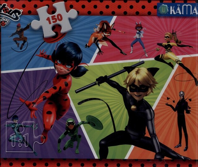 کتاب پازل 150 تکه  دختر کفشدوزکی