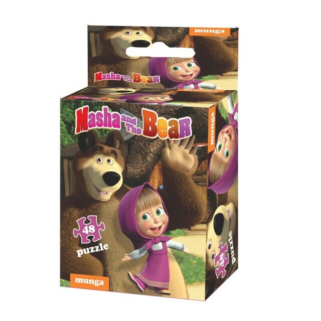 کتاب پازل 48 تکه ماشا و میشا