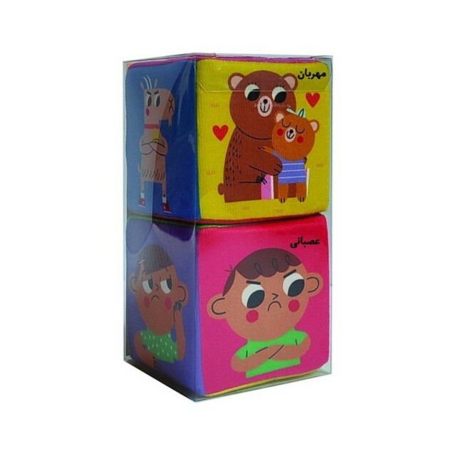 کتاب مکعب ابری پارچه ای احساسات