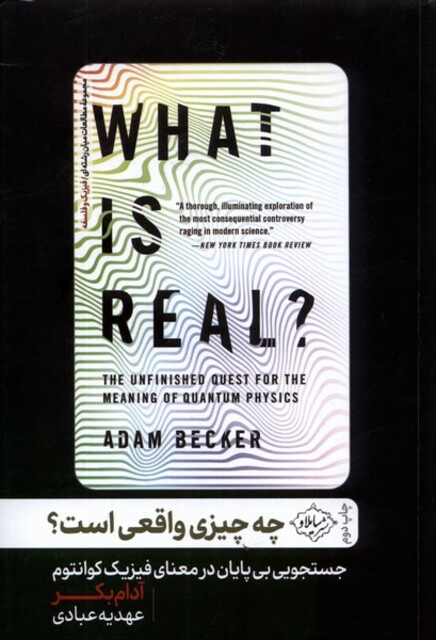 کتاب چه چیزی واقعی است جستجویی بی پایان در معنای فیزیک کوانتوم
