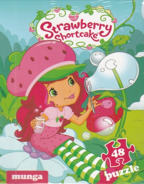 کتاب پازل 48 تکه دختر توت‌ فرنگی