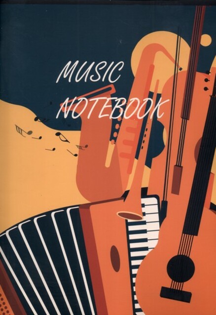 کتاب دفتر نت موسیقی رحلی