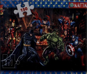 کتاب پازل 150 تکه ابر قهرمان