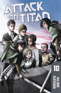 کتاب مجموعه مانگا Attack on Titan 10