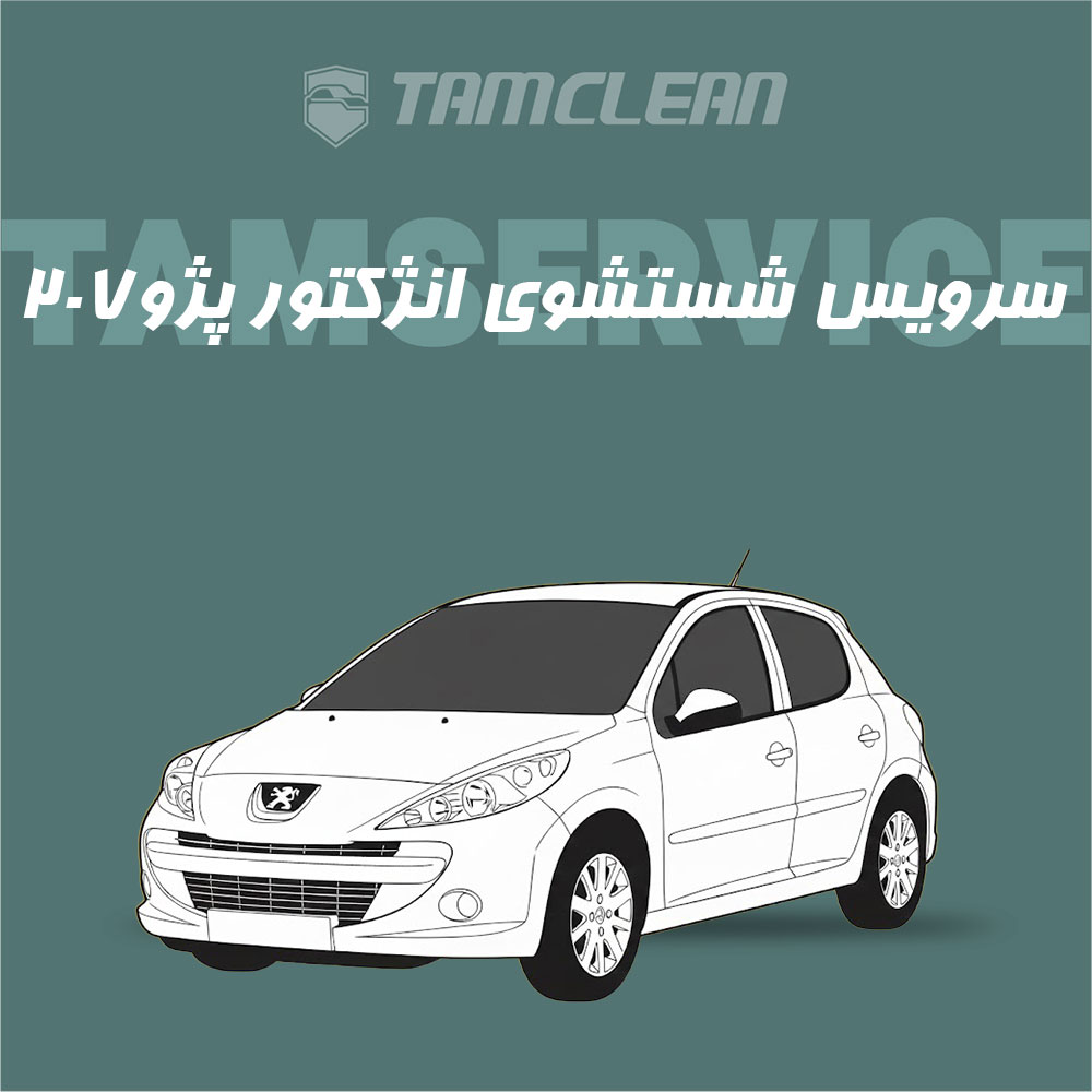 سرویس شست و شوی انژکتور پژو 207