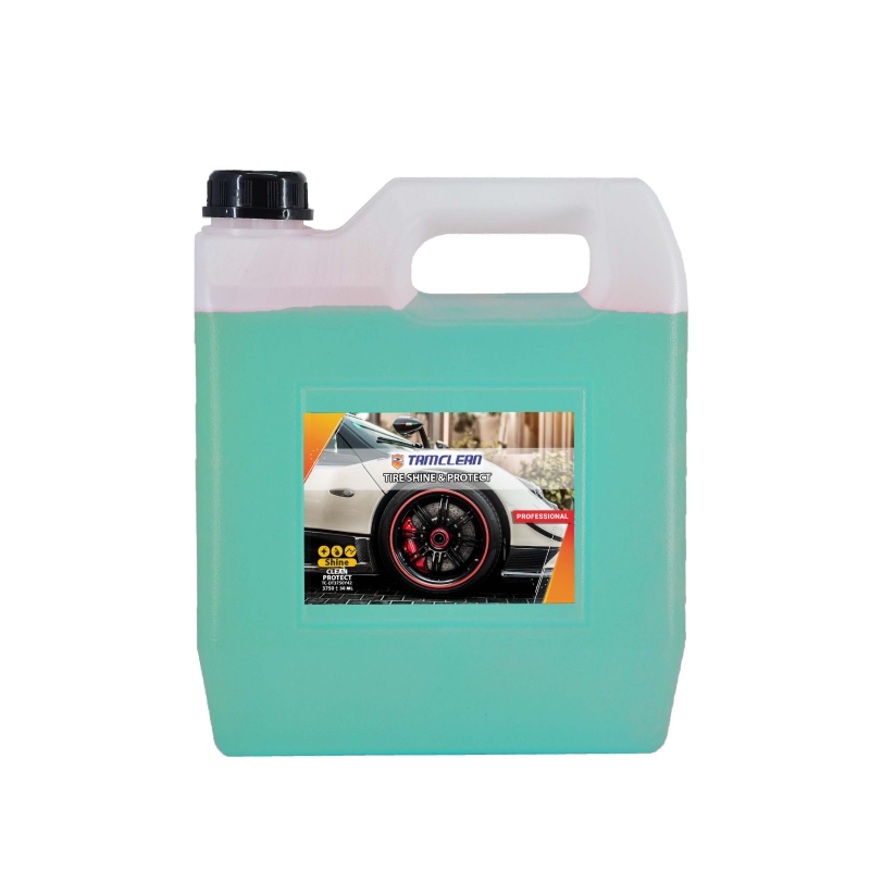 واکس لاستیک خودرو تام کلین مدل TC-DT3750Y42 حجم 3750 میلی لیتر