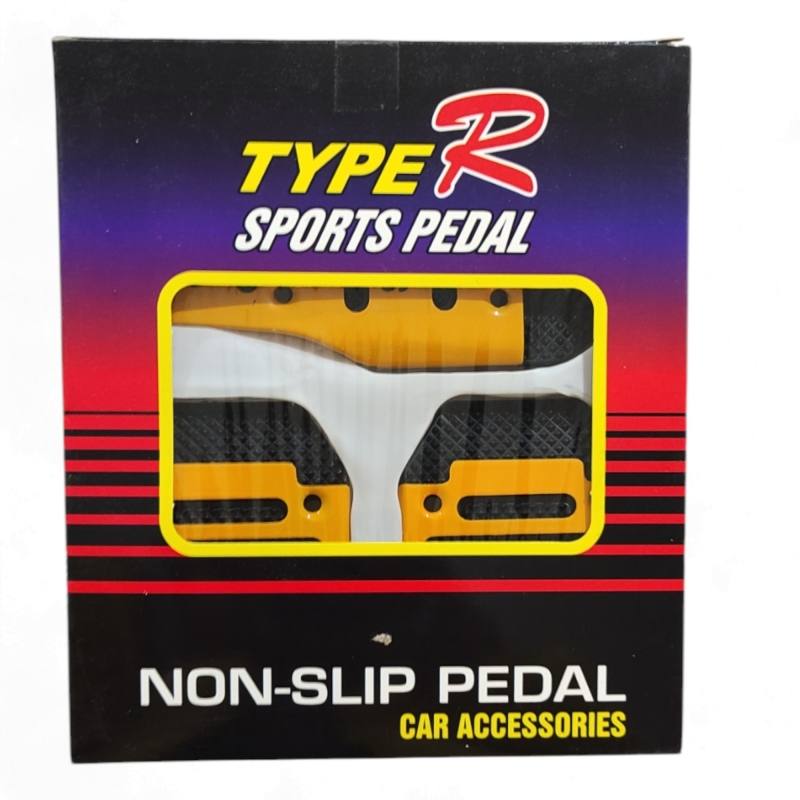 روکش پدال خودرو مدل TYPE R  مجموعه 3 عددی