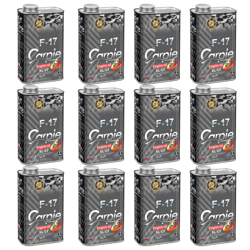 روغن موتور کارپیه SL/CF 10W-40 حجم 1لیتر F17