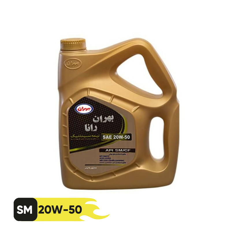 روغن موتور خودرو بهران مدل رانا 20W50 حجم چهار لیتر