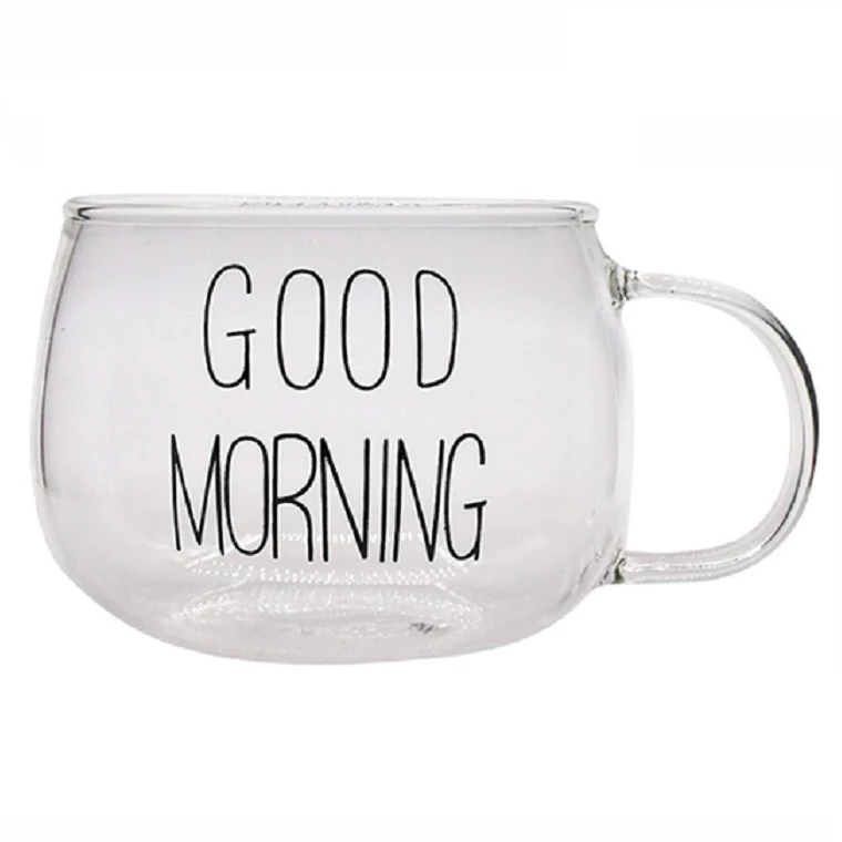 فنجان پیرکس گود مورنینگ good-morning