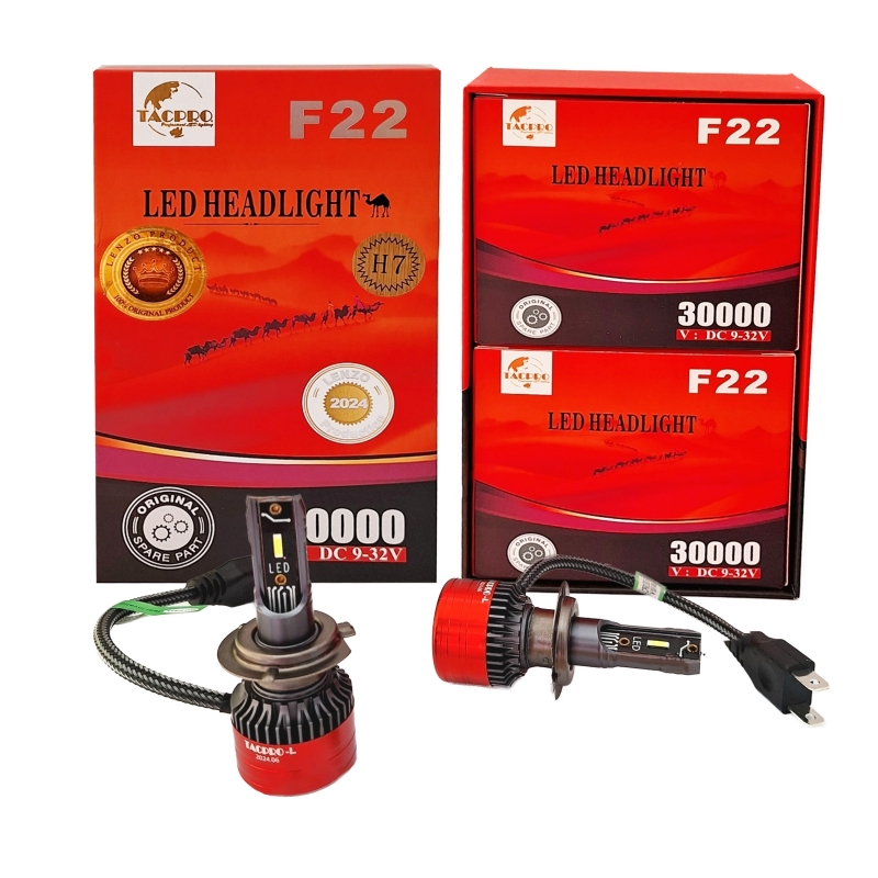 هدلایت لنزو برند تک پرو مدل F22 پایه H7