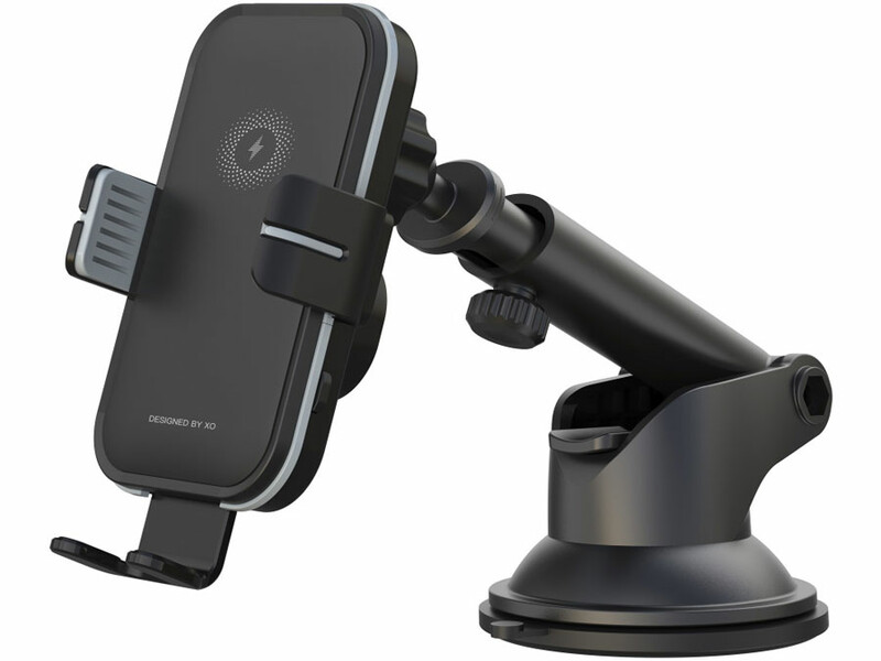هولدر و شارژر وایرلس داخل خودرو 15 وات ایکساو XO car holder WX027 with inductive charging