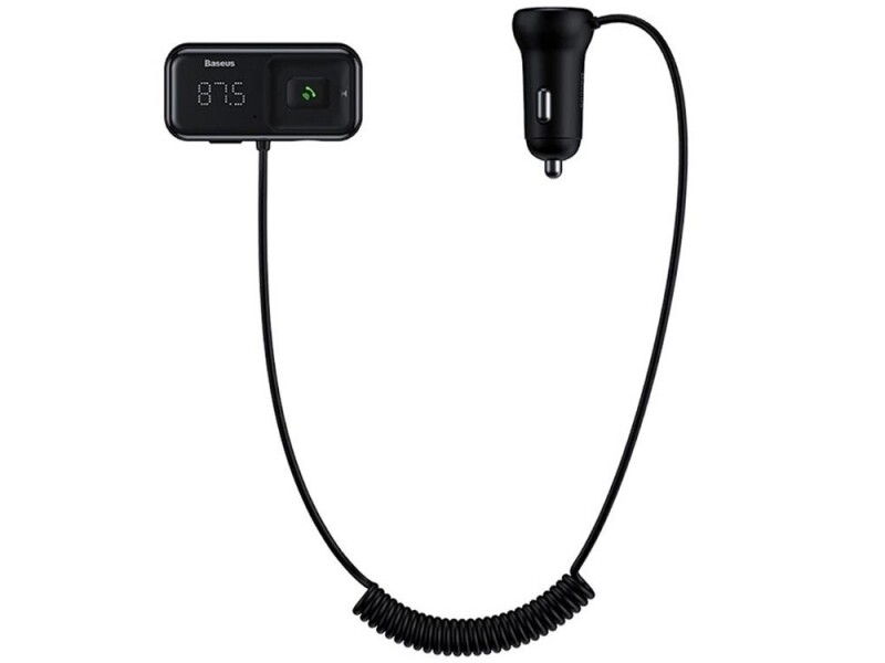 شارژر فندکی فست شارژ ماشین با قابلیت پخش موسیقی و تماس بیسوس CCMT-E01