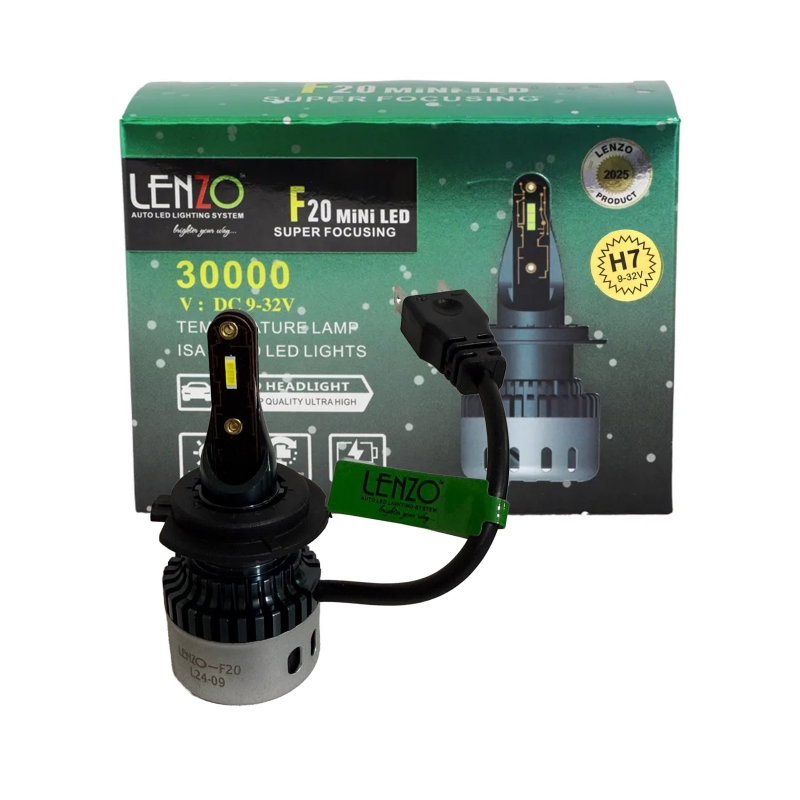لامپ هدلایت خودرو لنزو مدل F20 MINI پایه H7