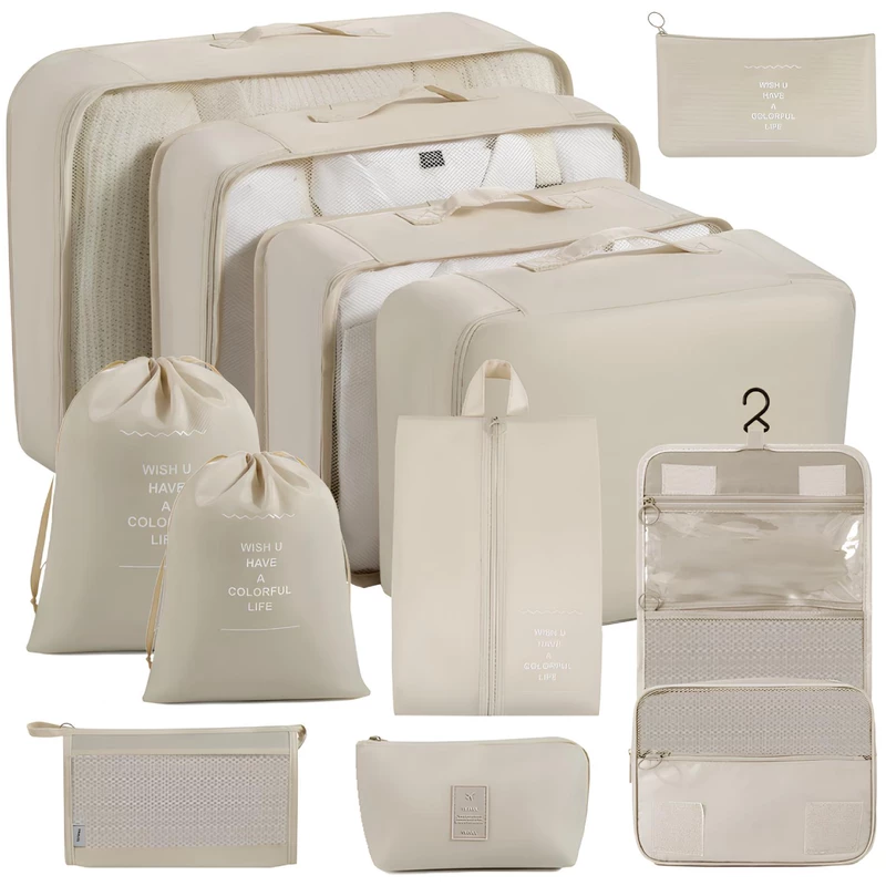 پک کیف نظم دهنده چمدان و ساک ضدآب مسافرتی (11 تکه) برلیانس large