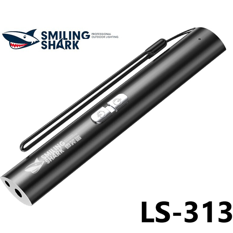 پوینتر شارژی دورنگ اسمایلینگشارک Smiling Shark LS-313
