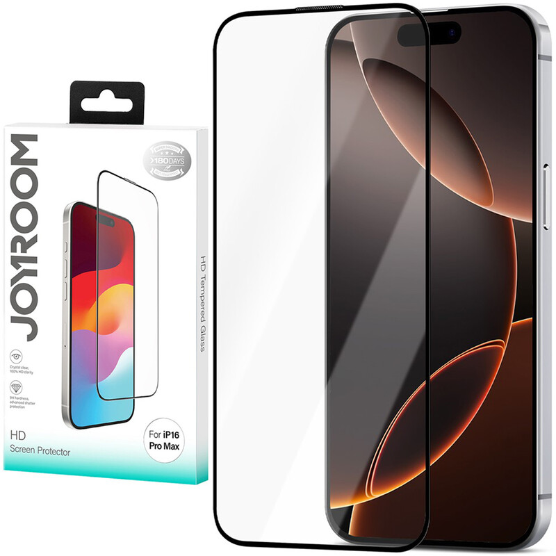 گلس آیفون 16 پرومکس جویروم JOYROOM JR-MLG0279 شفاف
