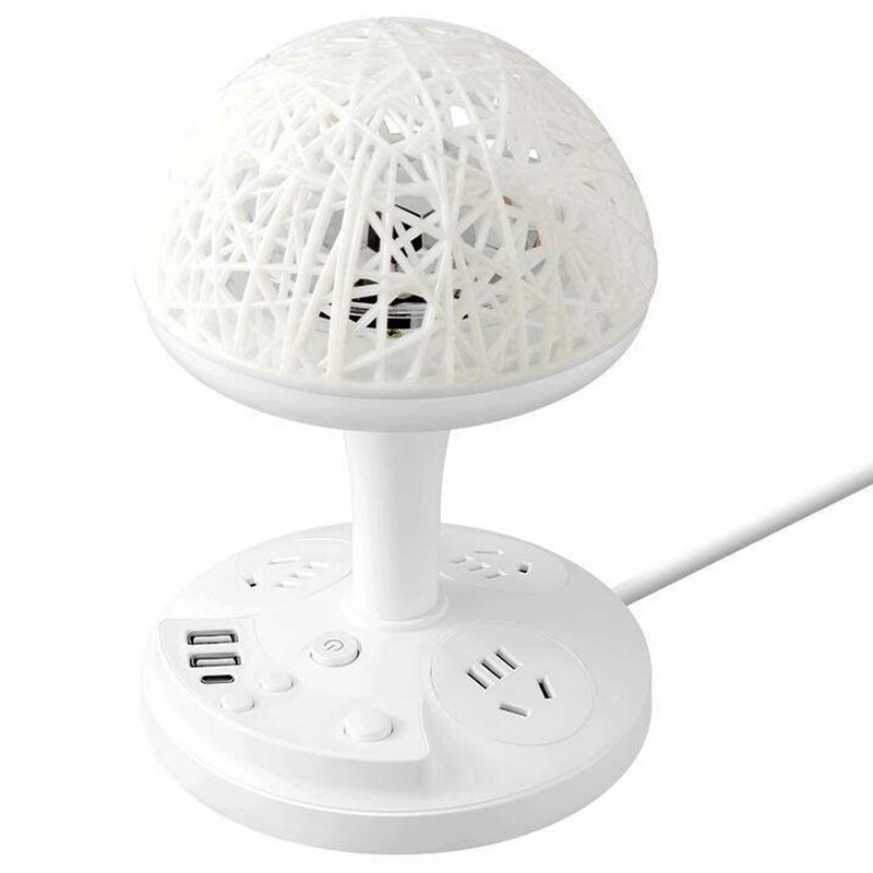 چند راهی برق و چراغ خواب رومیزی