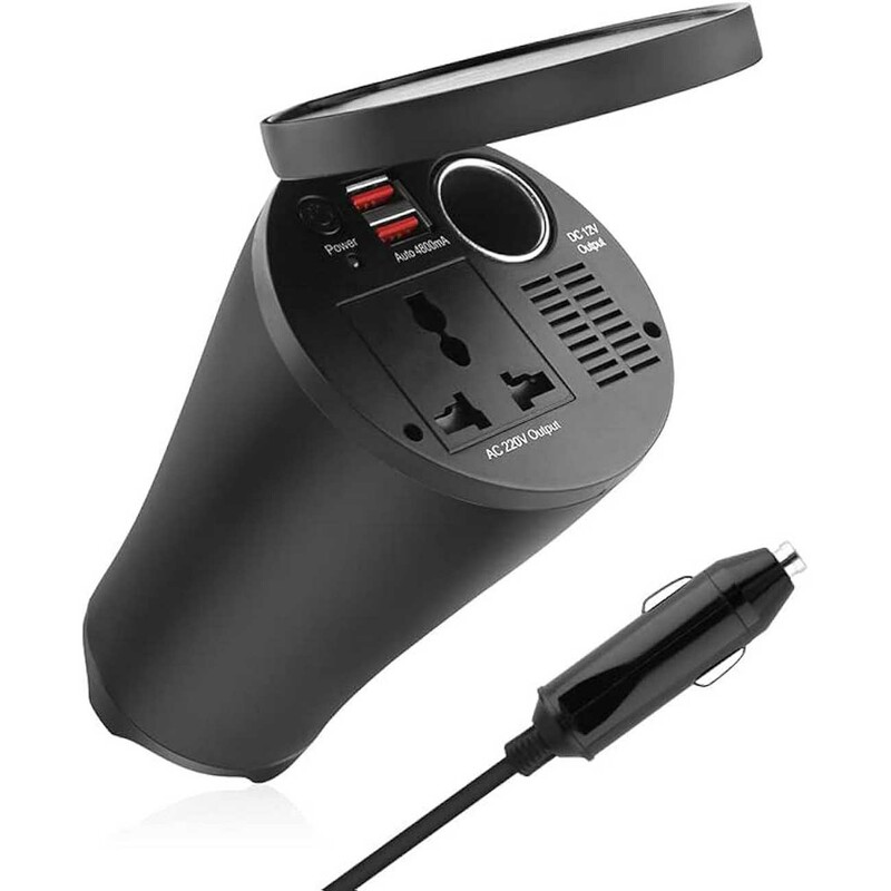 اینورتر و شارژر فندکی جالیوانی ماشین 150 وات