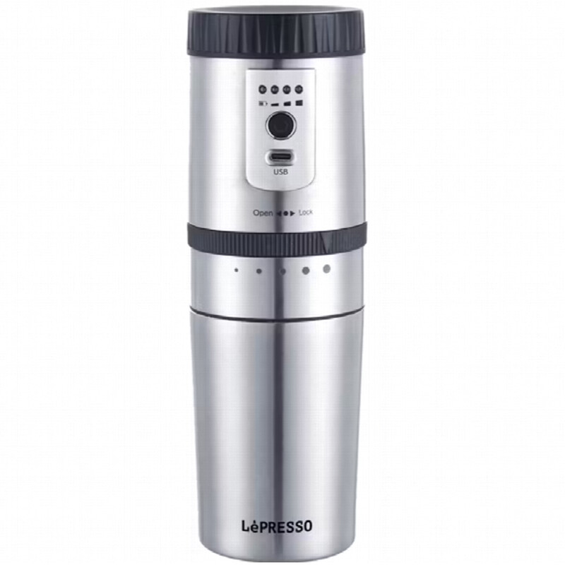 قهوه ساز و آسیاب قهوه لپرسو LEPRESSO اصل مدل LPGCMSM شارژی