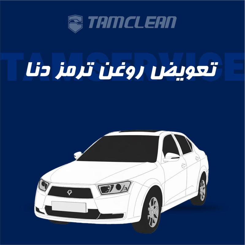 تعویض روغن ترمز دنا