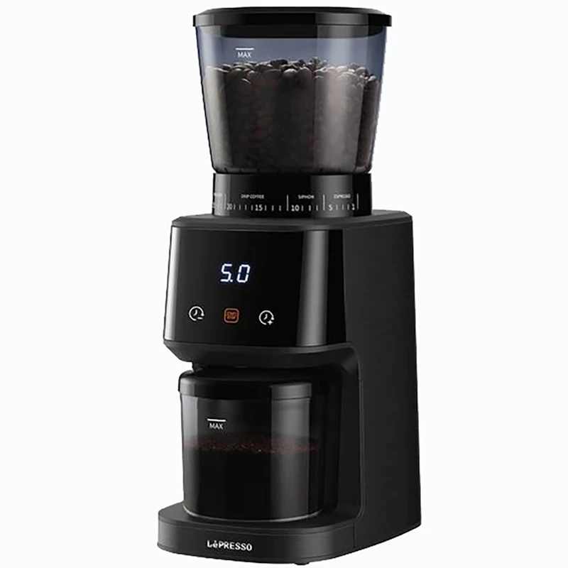 آسیاب قهوه لپرسو Lepresso مدل LPCFFM0028 دیجیتالی تایمردار