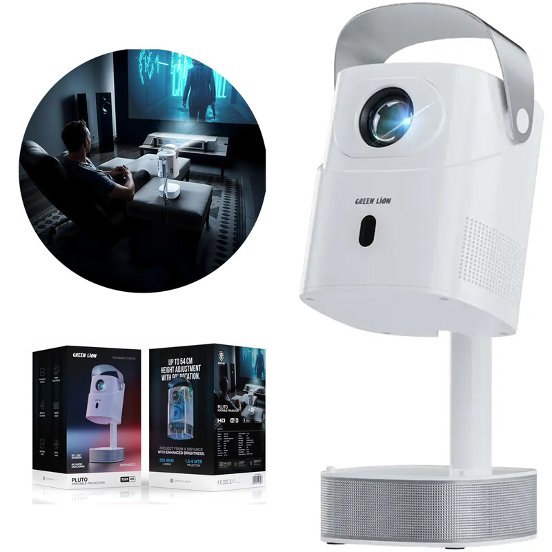 ویدئو پروژکتور گرین لاین Green Lion مدل GL-PJ4K3‎ PLUTO