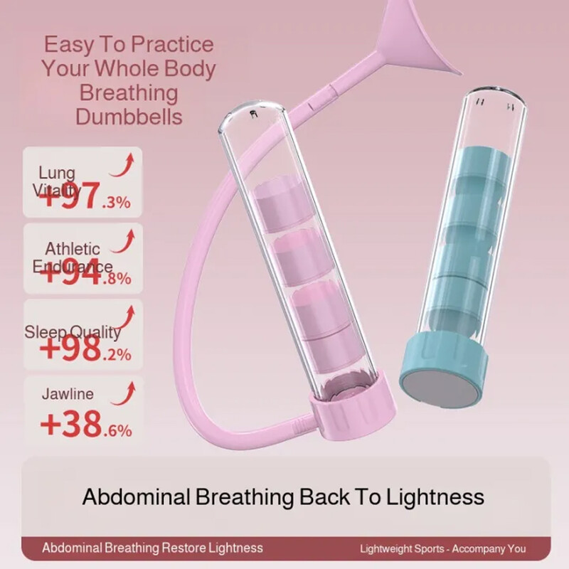 دمبل تمرین تنفسی مدل Hxyl-001 برای تمرین کل بدن و بهبود خواب