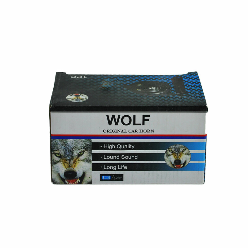 بوق خودرو پژو 206 برند WOLF بسته تک عددی