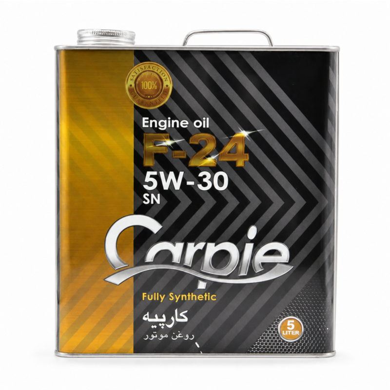 روغن موتور کارپیه F24 SN 10W-40 حجم 5 لیتر