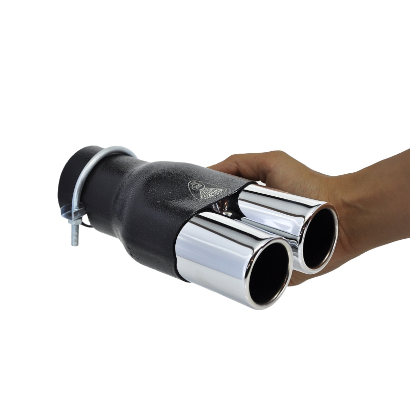 سر اگزوز دولول اسپرت طرح چرمی مدل l-0014