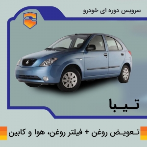 تعویض روغن، فیلتر روغن، هوا و کابین تیبا