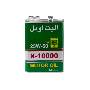 روغن موتور الیت+ SF/CC 25W50 حجم 3.5لیتر جعبه 6عددی