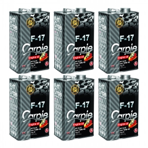 روغن موتور کارپیه F17 SL/CF 10W-40 چهار لیتری جعبه 6عددی