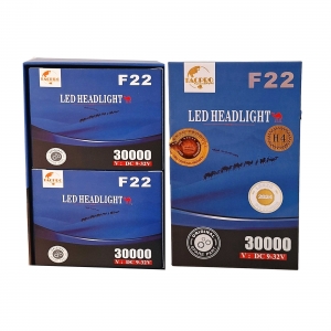 هدلایت F22 پایه H4 لنزو برند تک پرو