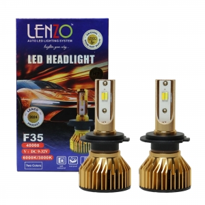 هدلایت لامپ خودرو لنزو مدل F35 پایه H7 بسته دو عددی