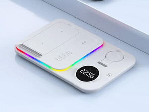 قیمت بهترین شارژر وایرلس و استند رومیزی 5 کاره A82 5-in-1 Wireless Charging Dock