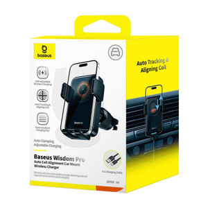 هولدر و شارژر وایرلس گوشی موبایل داخل خودرو بیسوس BS-CM051 C40381501123-00