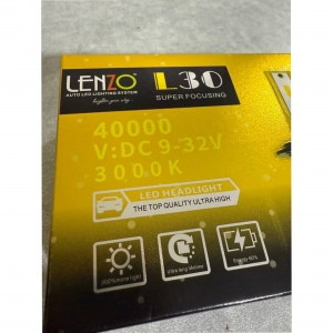 هدلایت L30 تک رنگ لنزو پایه H1 رنگ زرد
