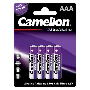 باتری نیم قلمی اولترا آلکالاین کملیون LR03 (بسته چهار عددی)