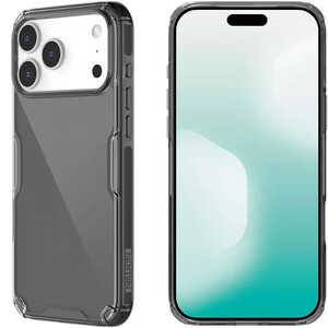 قاب گوشی آیفون 17 پرومکس نیلکین Nature TPU Pro شفاف ژله‌ای