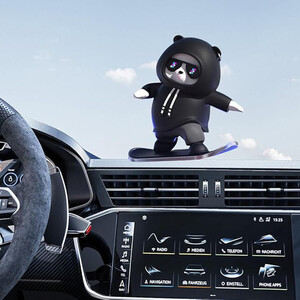 قیمت دکوری خودرو خرس اسکیت باز