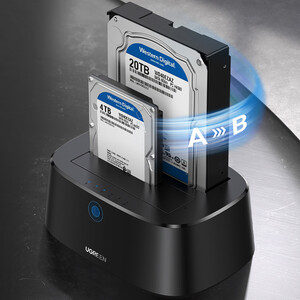 باکس هارد 2.5 اینچ و 3.5 اینچ 2 سینی USB 3.0 یوگرین