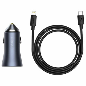 خرید شارژر فندکی فست شارژ ماشین تایپسی و یواسبی بیسوس