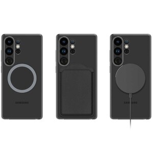 قاب مغناطیسی اصلی شفاف سامسونگ گلکسی اس 25 اولترا