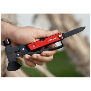 تبر و چکش چندکاره مسافرتی گرین