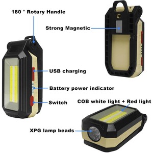 چراغ قوه و چراغ کار شارژی اسمایلینگ‌شارک